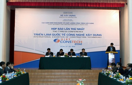 Triển lãm quốc tế công nghệ xây dựng Vietconstch 2012 tại Hà Nội - ảnh 1